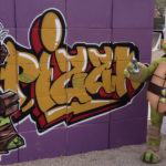 Graffiti en directo de las Tortugas Ninja