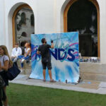 Grafiti en directo en evento en Segovia.