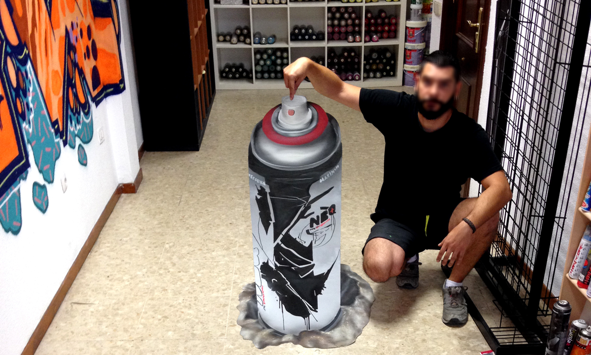 Graffiti 3D de spray NBQ