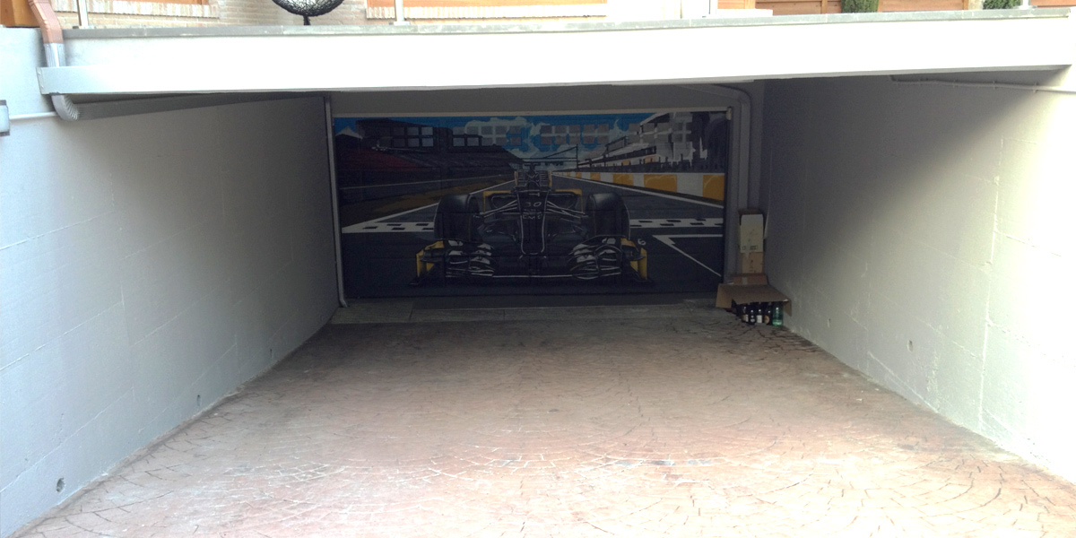 Graffiti Formula 1 en Madrid