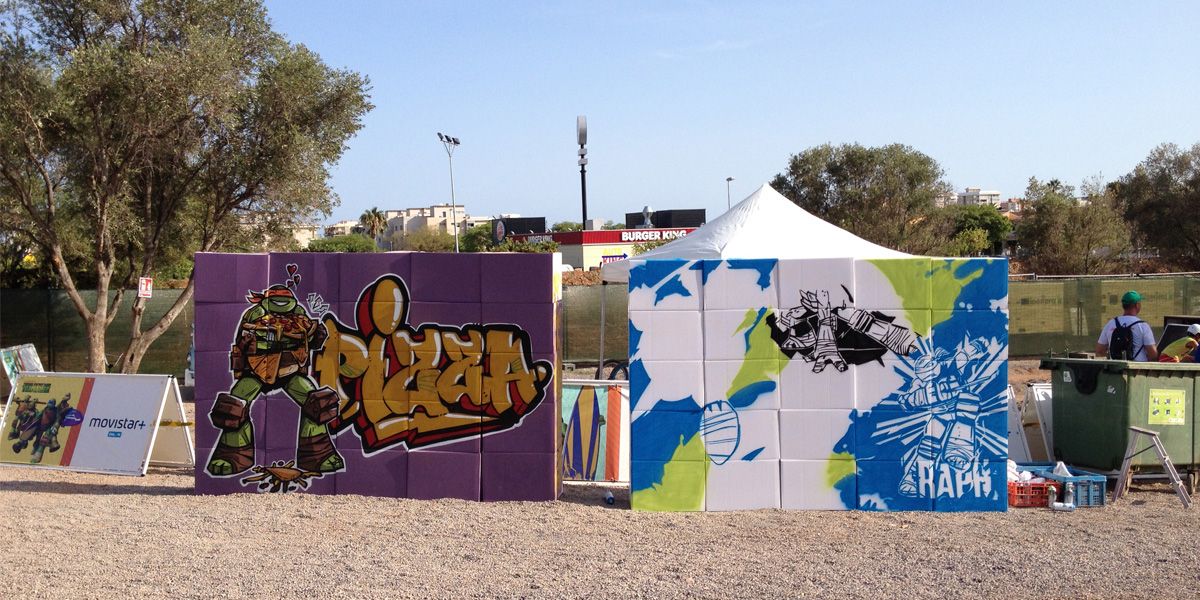 Live Painting de graffiti en el Slime Fest