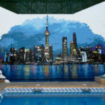 Graffiti de Shangai en piscina de Madrid