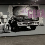 Mural de El Garaje en Box de Crossfit