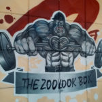 Graffiti profesional de Gorila en Box en Madrid