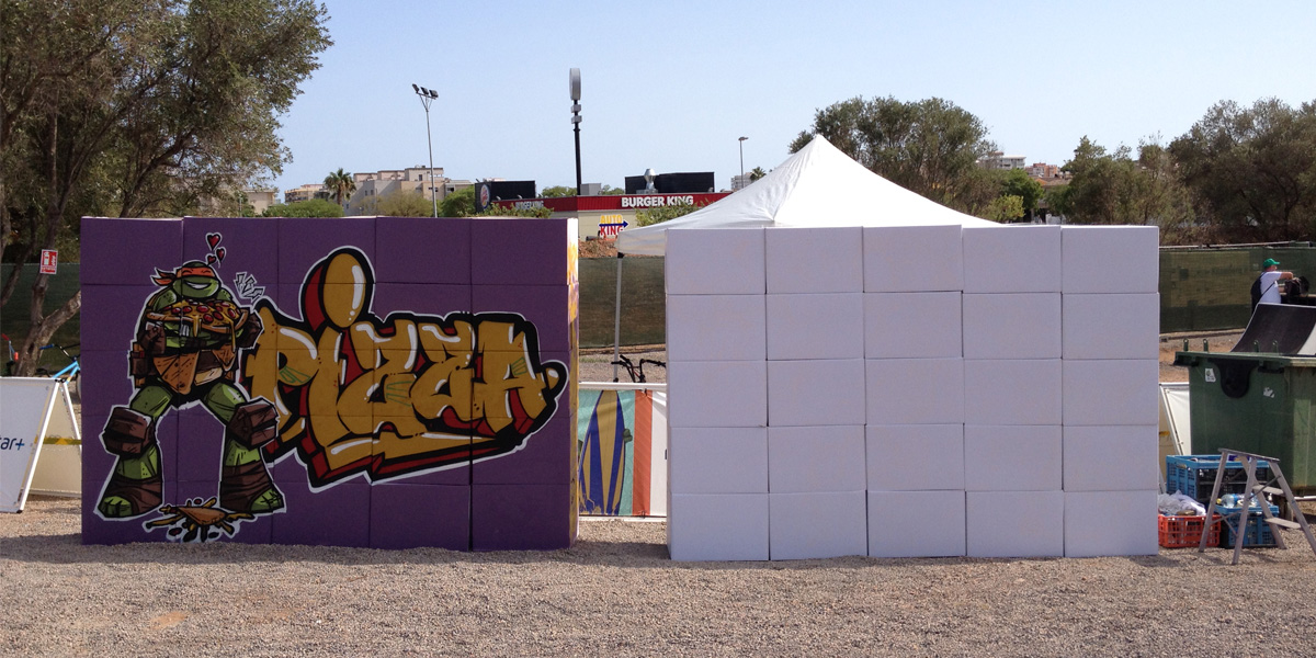 Graffiti en directo en Slime Fest 2016