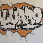 Graffiti de Álvaro en habitación de Segovia