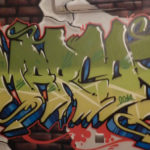 Graffiti profesional con el nombre de Marcos